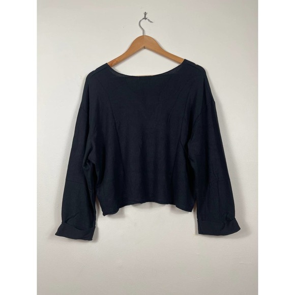 Z Supply Alpine Marled Pullover in Black Size XS - Picture 4 of 10